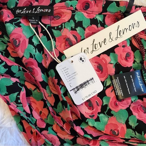 For Love & Lemons x Free People Barolo Midi Skirt | Size Large - Picture 12 of 16